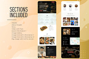 Catering Services Website Template, a Landing Page Template by Kromatic Design Studio (Thumbnail 9 of 10)