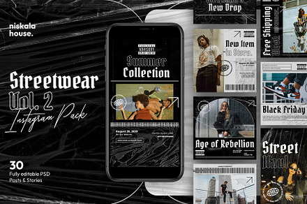 SALE! Streetwear Vol2 Instagram Pack
