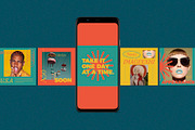 IMAGEEXHI Retro Instagram Template, a Social Media Template by Compaq_Creative (Thumbnail 5 of 11)