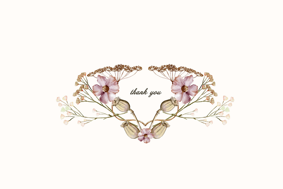 Autumn meadow Watercolor Floral, a Seasonal Illustration by Pattern + watercolor (Photo 14 of 14)