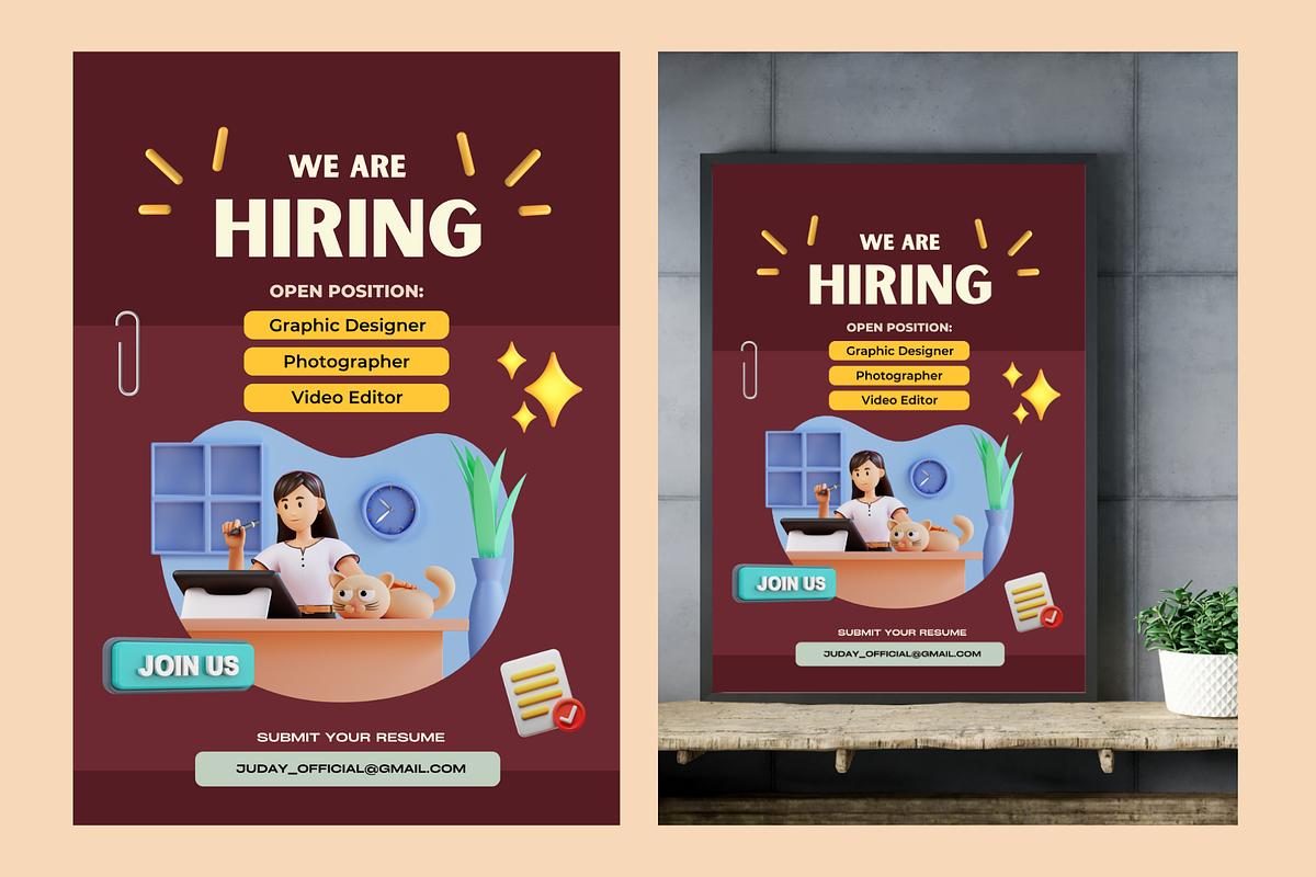 Modern Canva Poster Template, a Print Template by judayartworks (Photo 8 of 11)