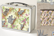 Cute Koalas. Seamless  patterns, a Pattern Graphic by MitrushovaArt (Thumbnail 3 of 10)