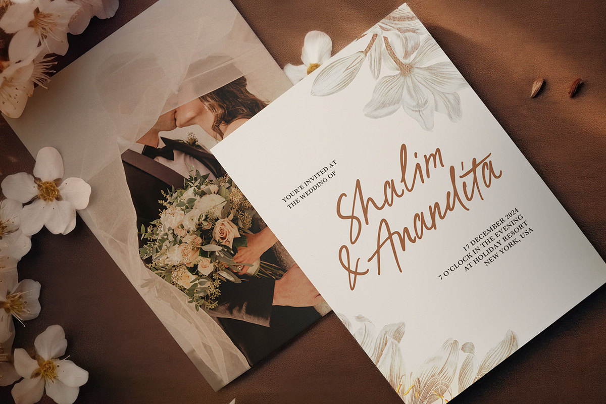 Written by Artist - Ligature Script, a Script Font by Sarid Ezra (Photo 5 of 11)