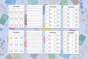 Printable Paint Swatch Sheets Bundle, a Stationery Template by Wicked Creative (Thumbnail 6 of 11)