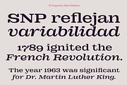 DT Augustina Slab 6 Subfamily, a Slab Serif Font by Deveze Type Foundry (Thumbnail 9 of 30)