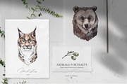 Forest Legends Winter animal set, a Seasonal Illustration by Anastezia Luneva (Thumbnail 3 of 17)