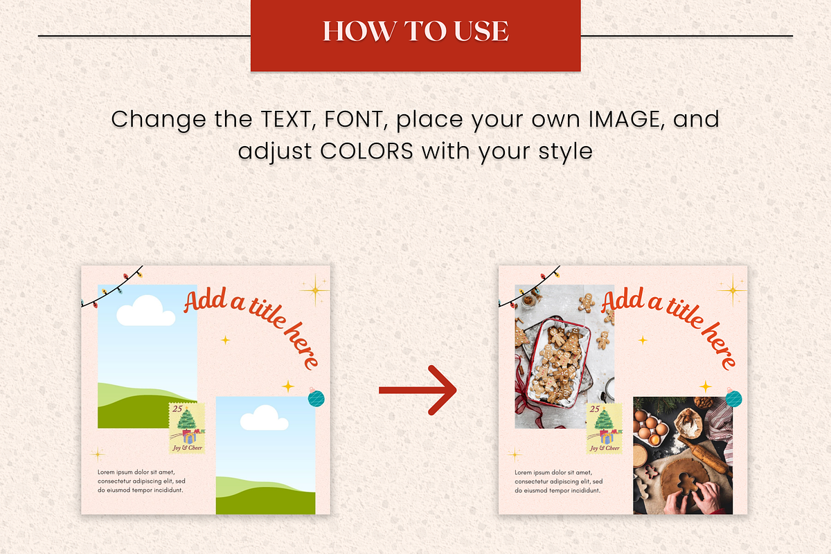 Christmas Instagram Bundle| Canva, a Social Media Template by DesignbySamVN (Photo 9 of 10)