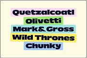 Uncmmn Genio - Display Sans Serif, a Sans Serif Font by Kotivoro (Thumbnail 9 of 15)
