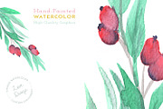 Rosehip Berry Watercolor Wedding Set, an Invitation Template by Love Design (Thumbnail 12 of 12)