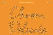 CS Soraya Dashed, a Script Font by Craft Supply Co. (Thumbnail 3 of 8)