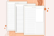 Digital Notes Templates | Goodnotes, a Stationery Template by CreativeBundlex (Thumbnail 5 of 10)