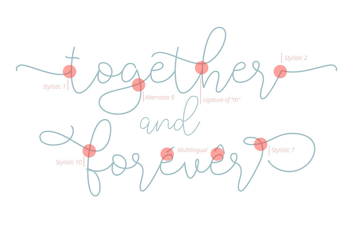 Lucylane - Signature Typeface preview 5