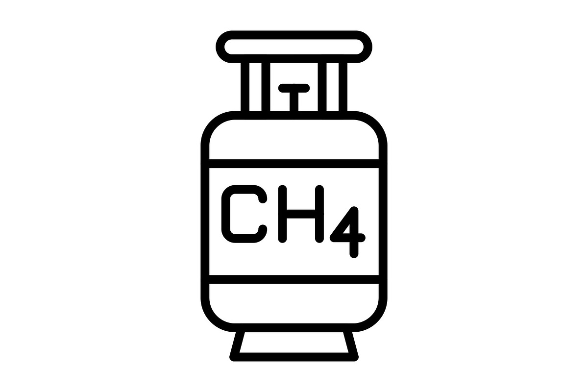 Biogas Line Icon, an Icon by Pexelpy