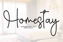 Homestay | Script Font