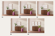 Frame Mockup Set LIZ, a Household Mockup by Bonumo (Thumbnail 2 of 11)