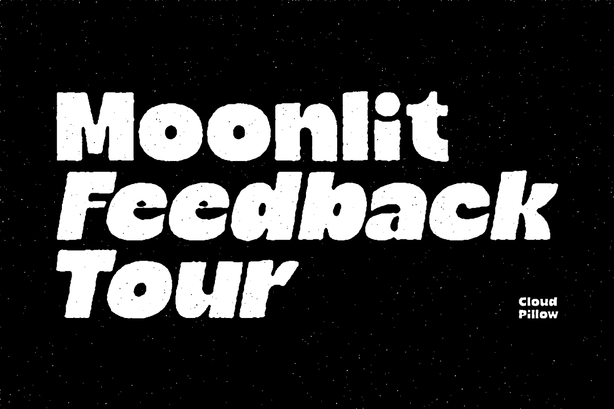 LL Cloud Pillow Bold Display Font, a Sans Serif Font by Lives And Levels (Photo 4 of 12)