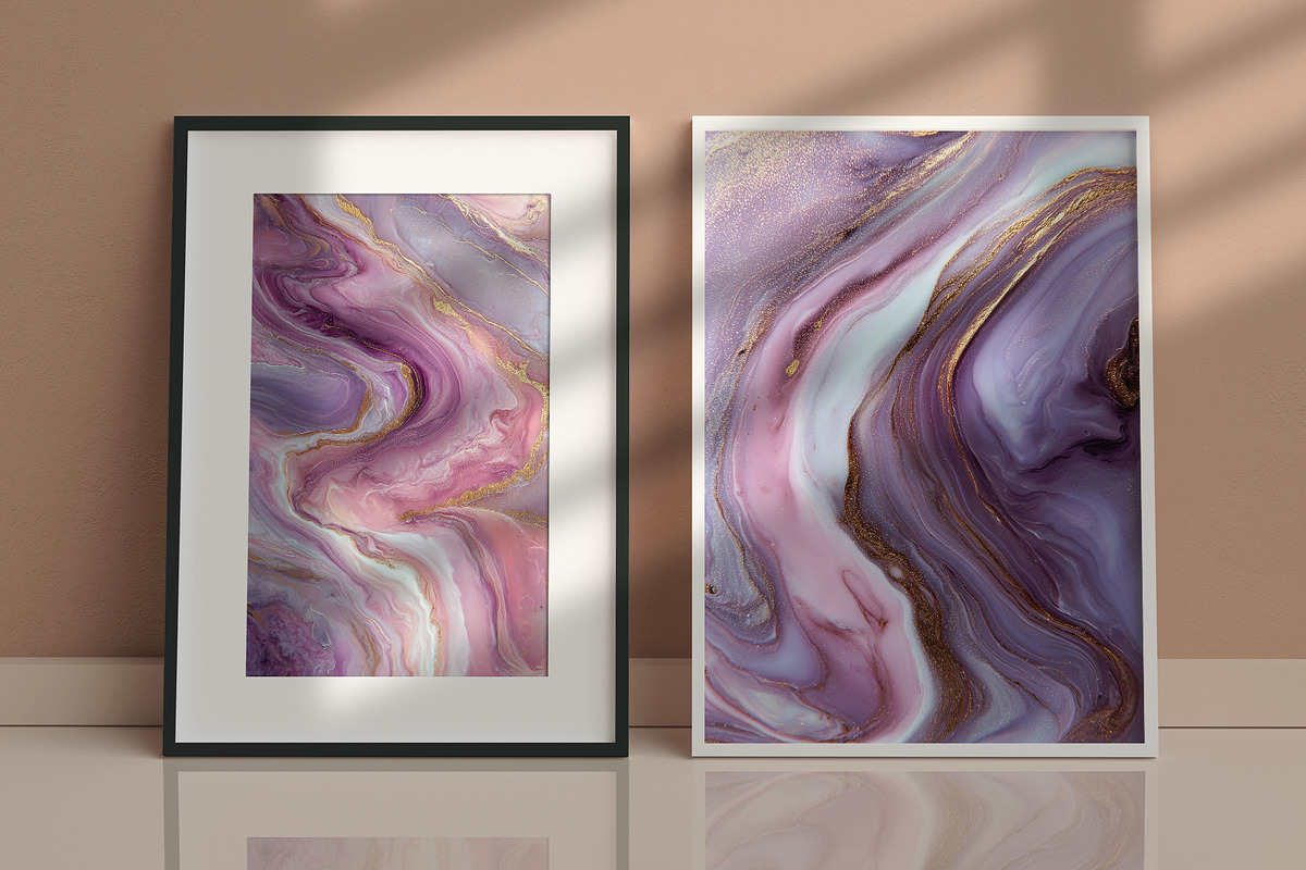 Marble Abstract Texture Illustration, a Decorative Illustration by Housui Patterns (Photo 8 of 9)