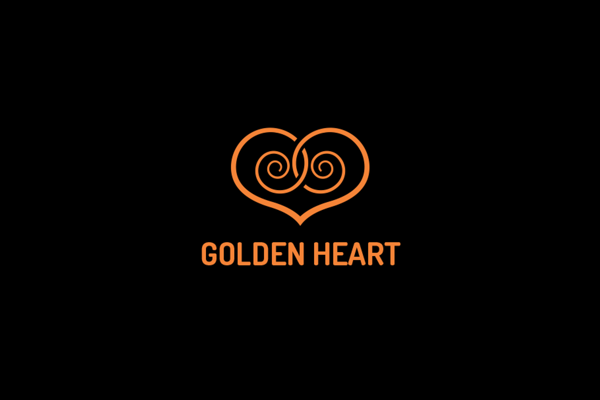 Golden Heart_logo, a Branding & Logo Template by NicklancerShop (Photo 2 of 3)
