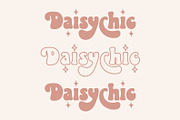 Daisy Chic A Duo Retro Groovy Font, a Sans Serif Font by Prestige Artsy Studio (Thumbnail 5 of 10)