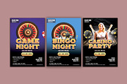 30 Ready-to-Print Casino Flyers, a Marketing Template by Allies Interactive (Thumbnail 4 of 5)