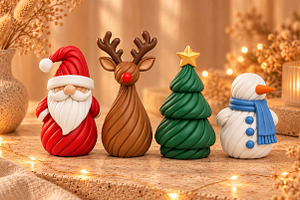 Christmas Figurine Decor STL