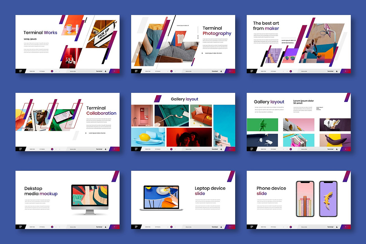Terminal – Business PowerPoint, a Presentation Template by Dens Creative Studio (Photo 4 of 6)