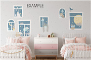 Kids Frames & Wall Mockup Bundle - 6, a Print Template by Yuri-U (Thumbnail 5 of 28)