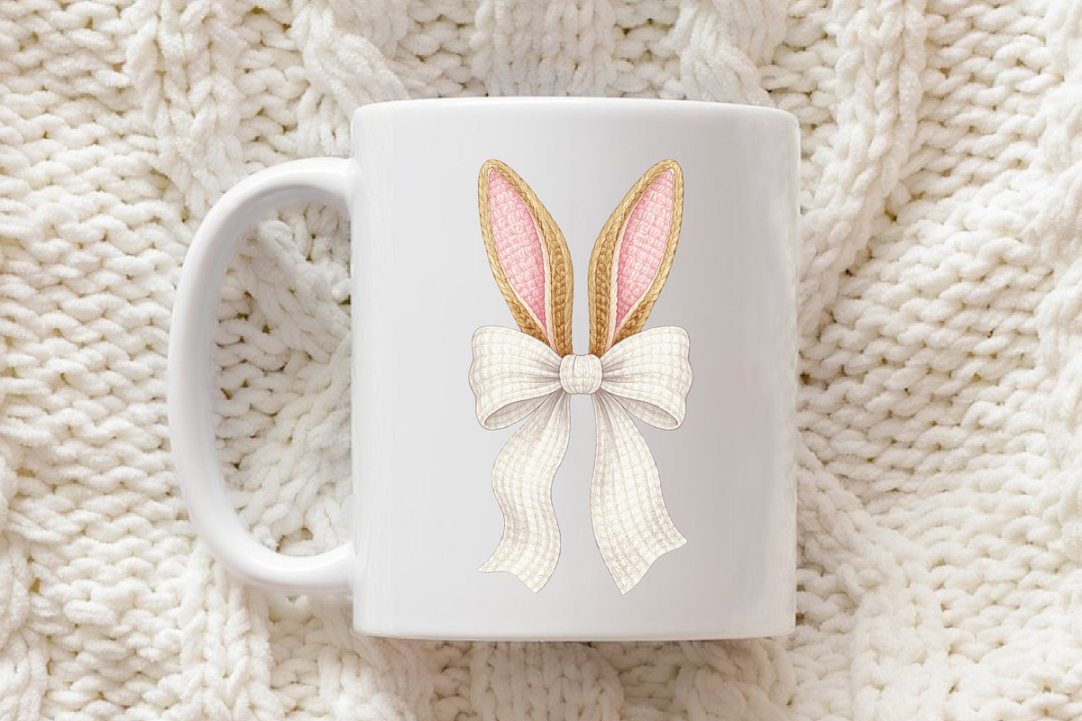 Coquette Easter Sublimation PNG, an Illustration by Libby Wishes (Photo 4 of 6)