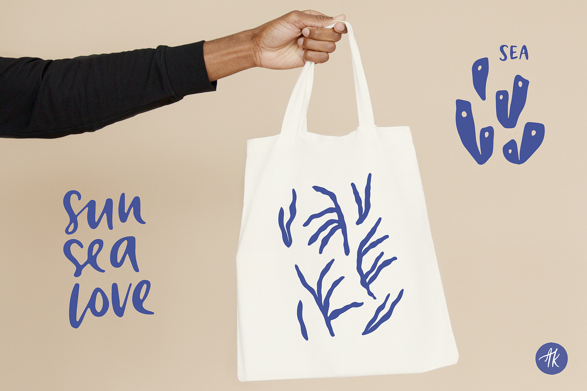 Sea Lover Hand Drawn Wall Art Set, a Graphic by Alena Koval (Photo 22 of 23)