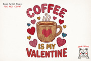 Valentine Crochet Coffee Sublimation, an Illustration by GlitterCraft (Thumbnail 16 of 41)