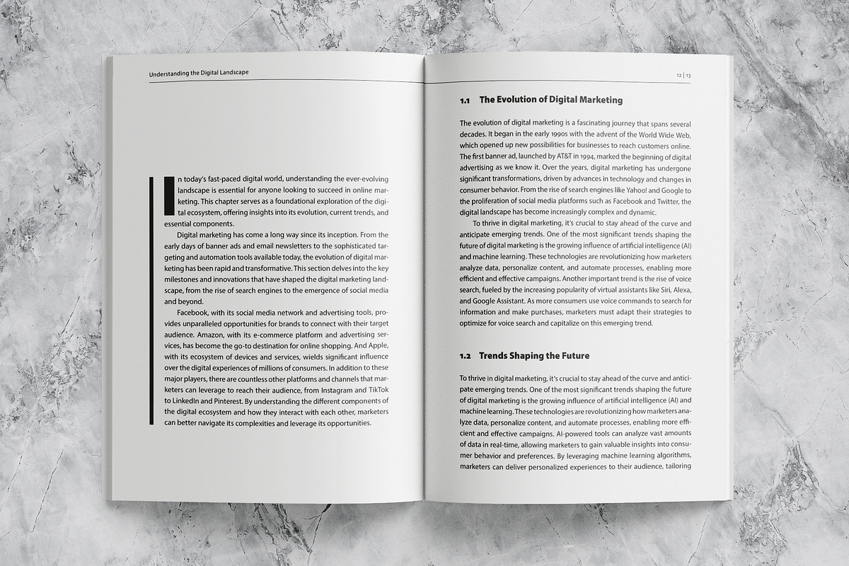 Plain Book Template, a Magazine Template by Template Temple (Photo 6 of 10)