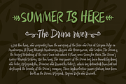 Drina, a Script Font by Posterizer KG (Thumbnail 3 of 5)