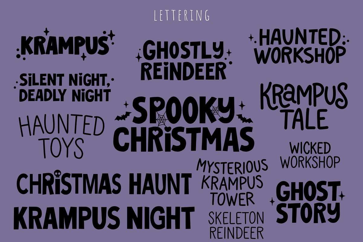 Spooky Christmas Map Creator, a Decorative Illustration by CpSnowy (Photo 8 of 11)