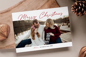 Christmas Card Template CD226