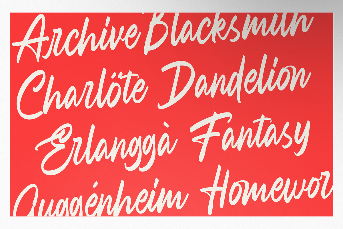 Ravvegin - Calligraphy Font, a Handwritten Font by Haps Space (Photo 12 of 15)