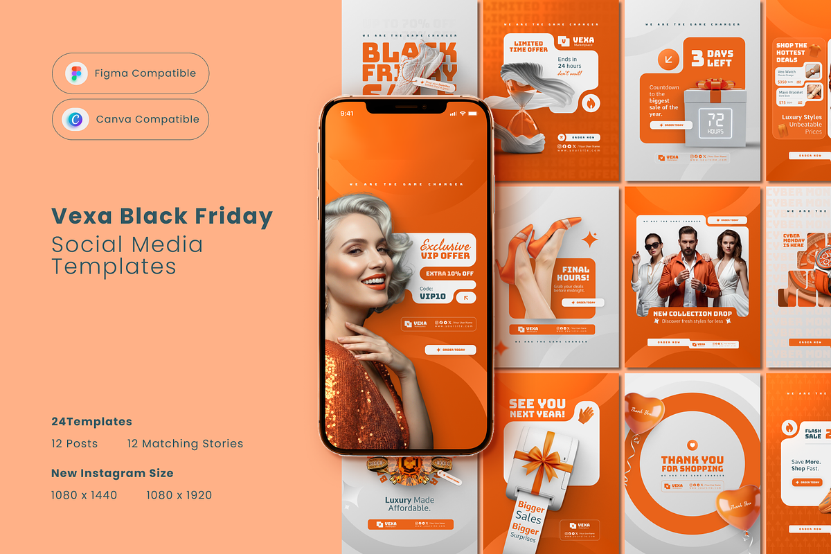 Black Friday Social Media Templates