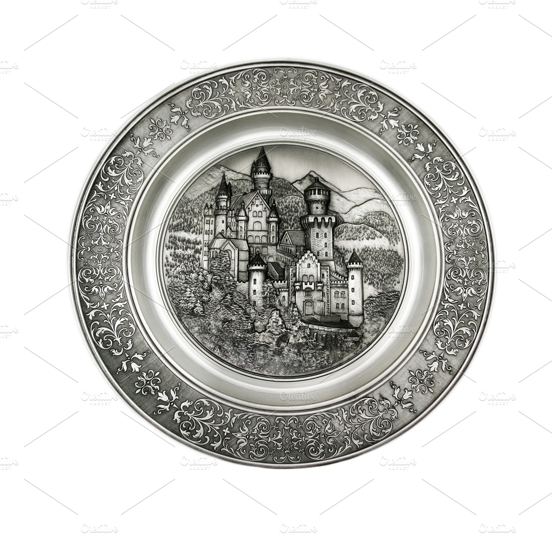 Vintage plate, a Photo by saiko3p