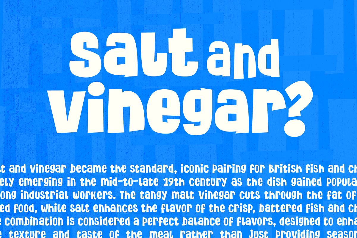 Chip Shop A Straight Cut Poster Font, a Sans Serif Font by Wingsart Studio (Photo 14 of 15)