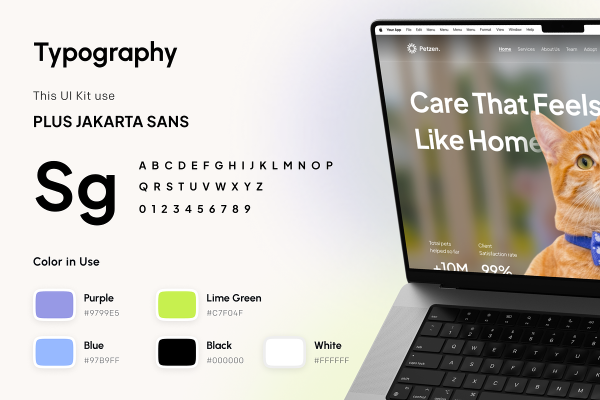 Petzen - Modern Pet Clinic Web UI, an UI Kit Template by Agensip Design Agency (Photo 5 of 10)