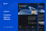 Igenzy – Creative Agency Website UI, an UI Kit Template by peterdraw (Thumbnail 1 of 7)