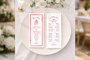 Wedding Program Canva bd002, a Card Template by TyphoonStudio (Thumbnail 2 of 9)