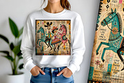 Country Dance, a Person Illustration by Sharon Schwalbe (Thumbnail 2 of 6)
