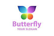 Beautiful Butterfly Logo Template, a Branding & Logo Template by TemplatePlus.net (Thumbnail 1 of 3)