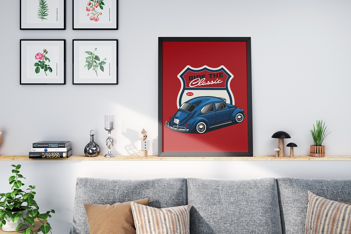 Classic Car Vector Pack vol 3, a Transportation Illustration by The BolzStudio (Photo 8 of 13)