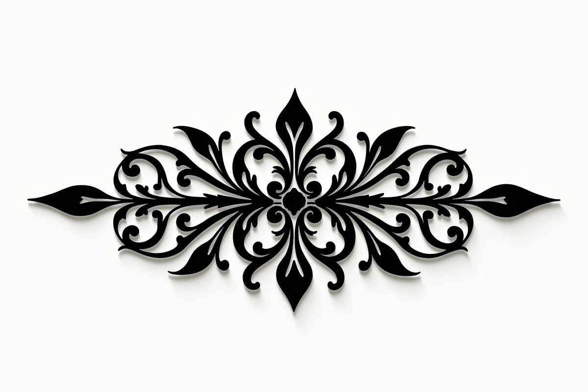 Victorian Scrollwork Ornament with, an Illustration by Amazin_art (Photo 20 of 26)