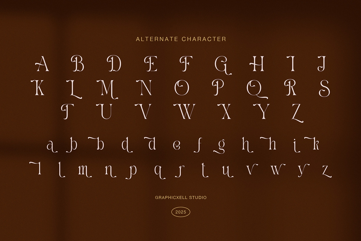Bungs Elegant Modern Serif Font, a Serif Font by Graphicxell (Photo 8 of 8)