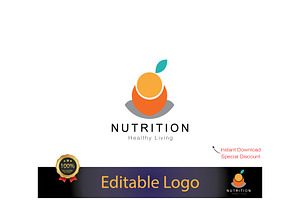 Custom Diet Coach Logo Design, a Branding & Logo Template by YUDesignStore