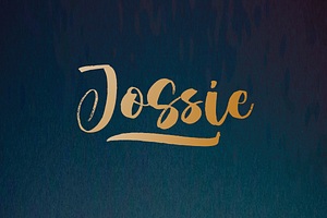 Jossie Script Font