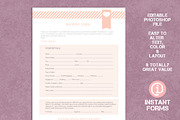 Newborn Photography Contract Forms, a Stationery Template by InstantForms (Thumbnail 3 of 3)