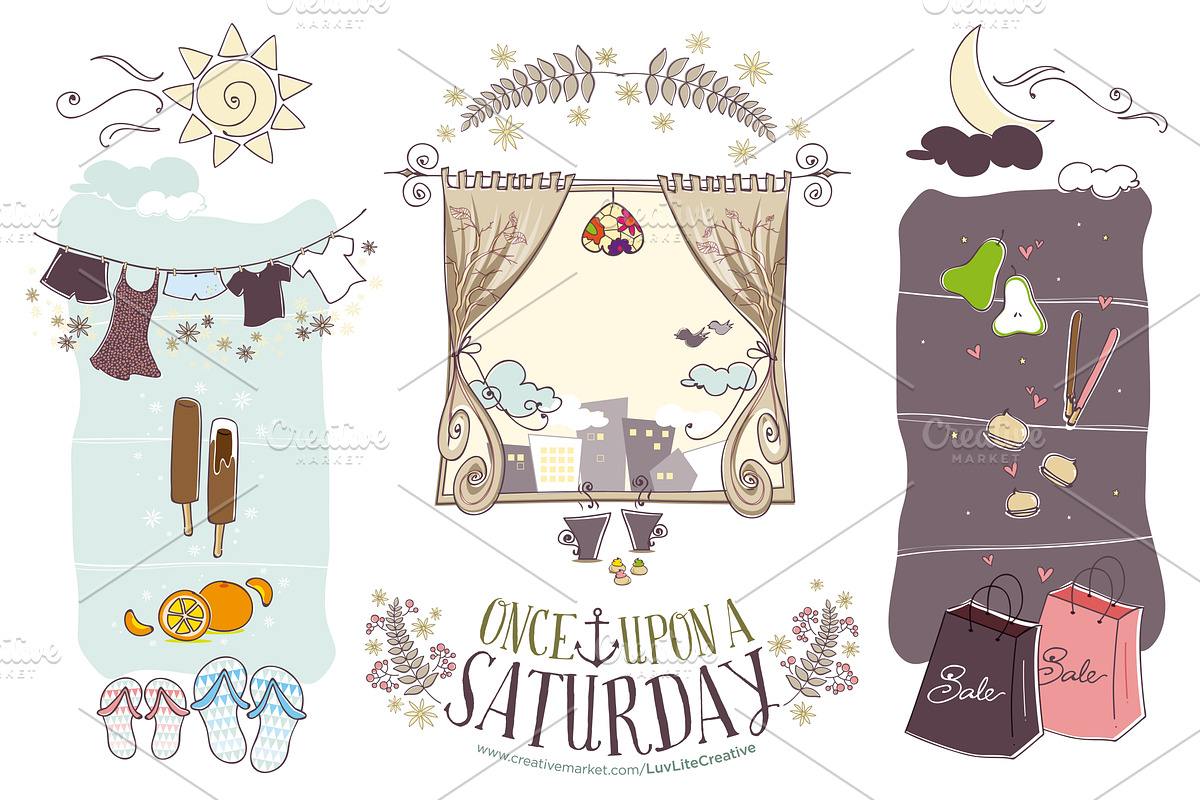 Once Upon a Saturday ~ Hand-drawn, a Food Illustration by Nat (Photo 1 of 4)